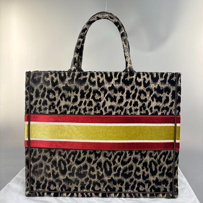 Unused Christian Dior Book Tote Large Tote Bag Velour