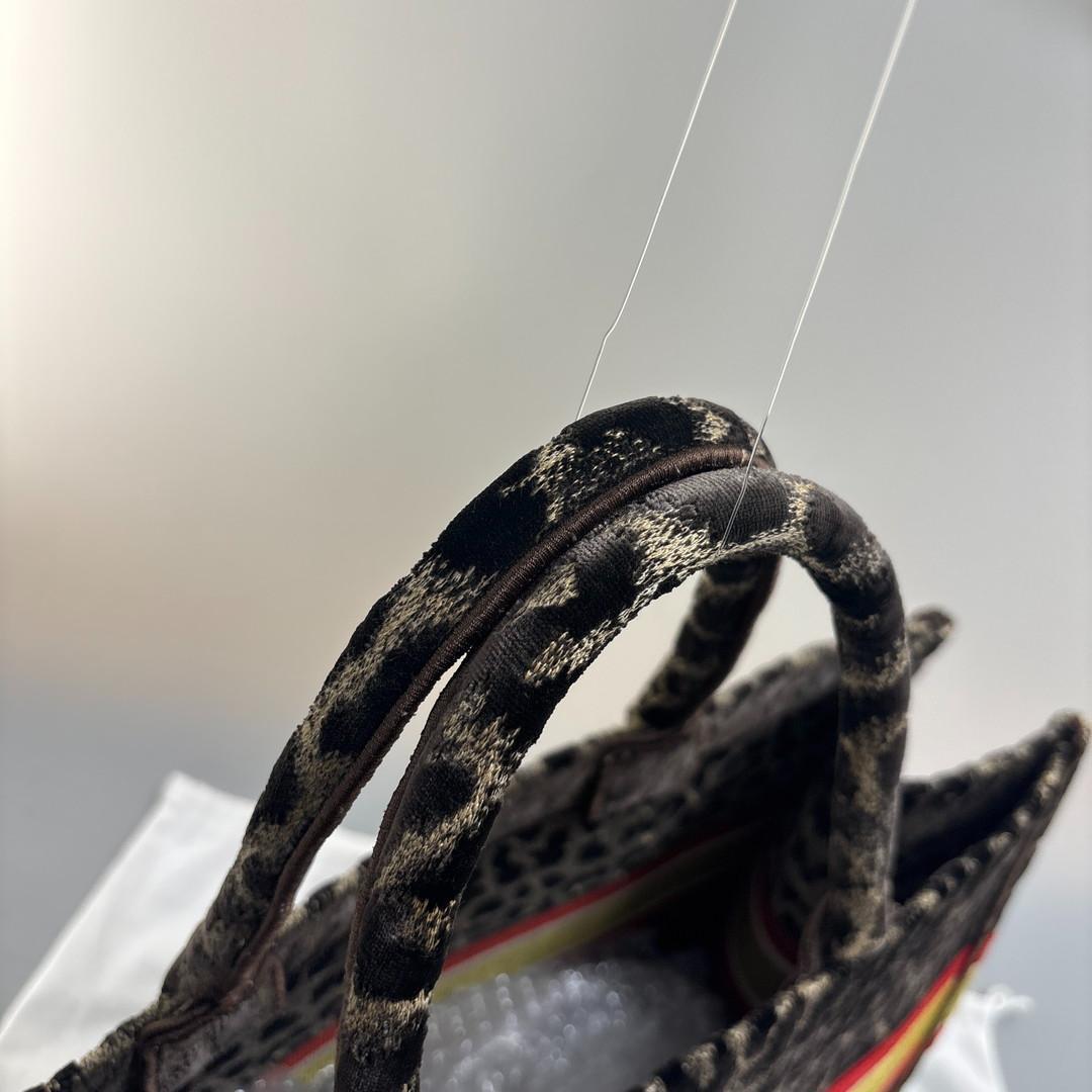 Unused Christian Dior Book Tote Large Tote Bag Velour