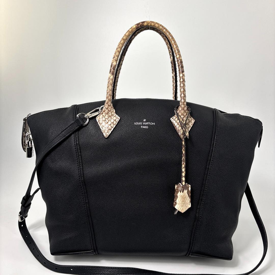 Louis Vuitton Taurillon Lockit MM Handbag