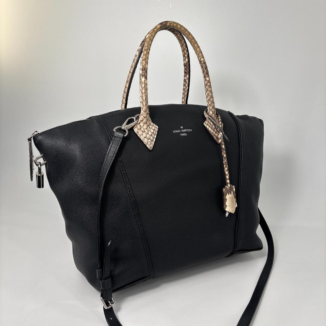 Louis Vuitton Taurillon Lockit MM Handbag — view 3
