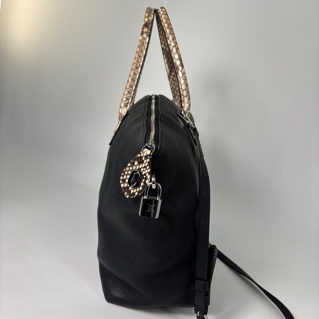 Louis Vuitton Taurillon Lockit MM Handbag — view 4