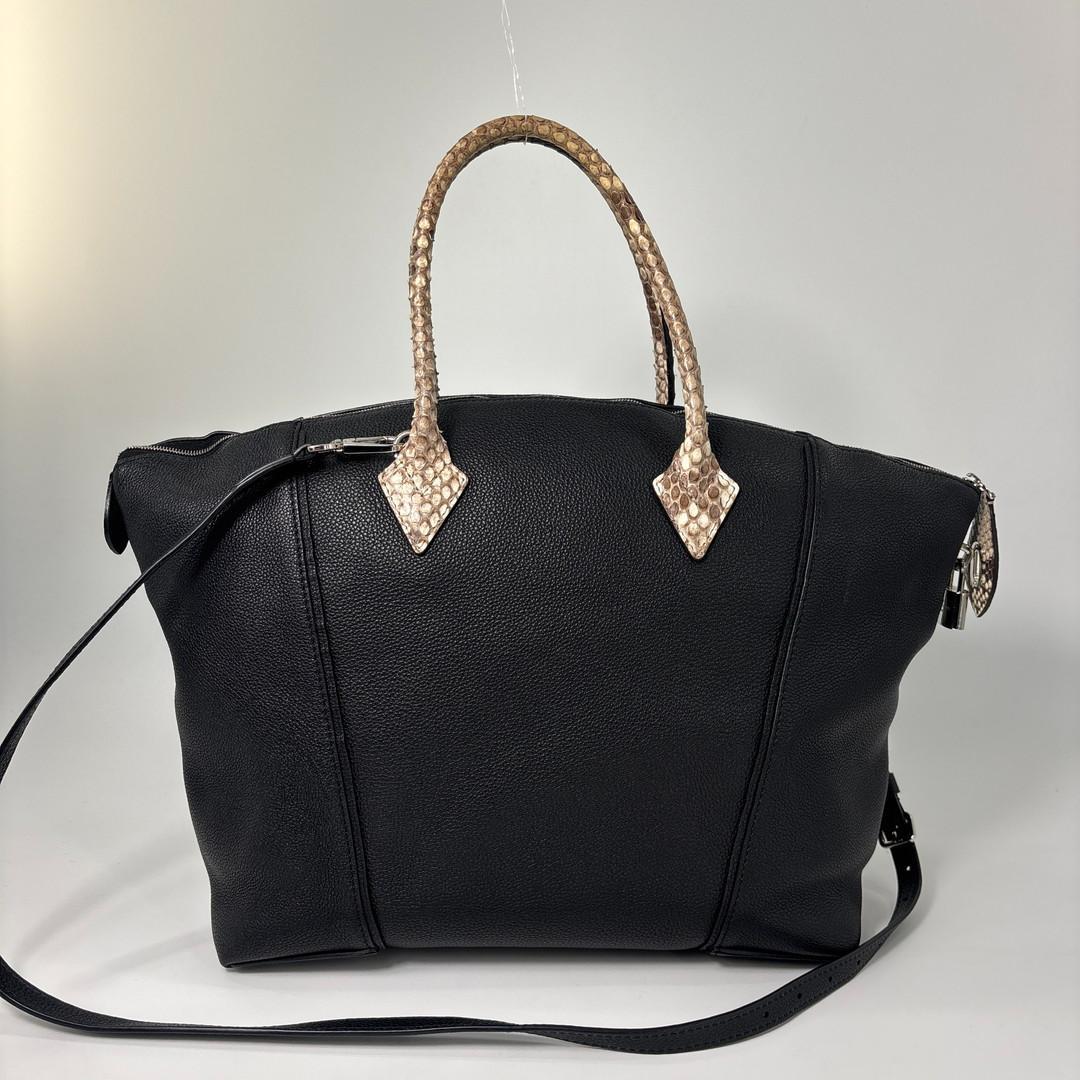 Louis Vuitton Taurillon Lockit MM Handbag — view 5