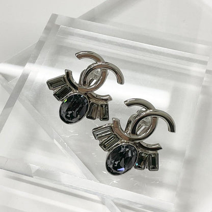 Chanel Cocomark Earrings Bijou Silver