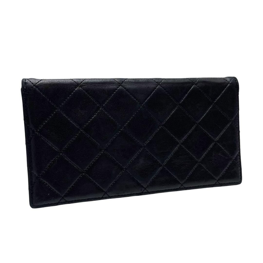 Chanel Quilted Lambskin Wallet Pouch CC Logo — view 2