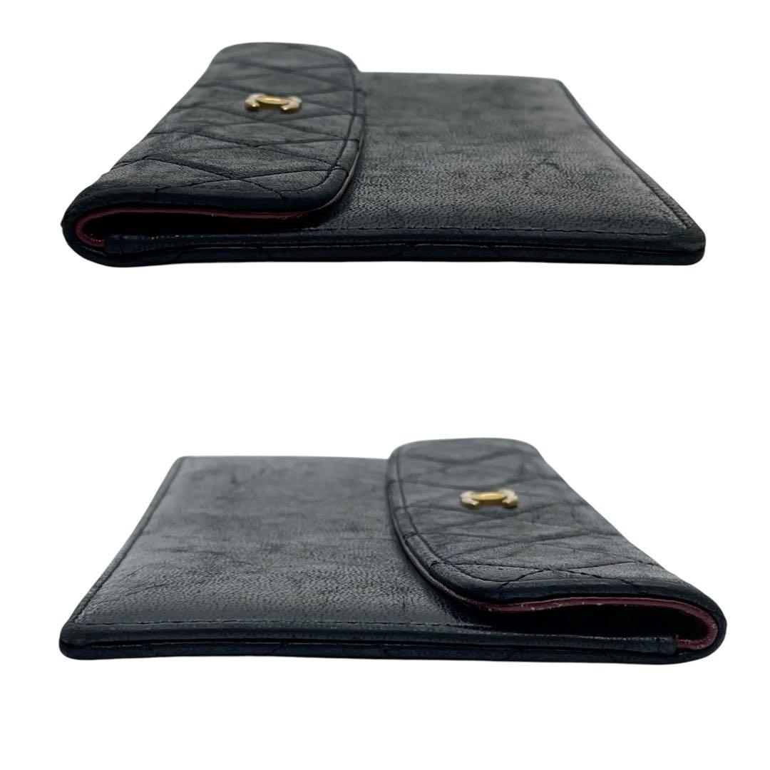 Chanel Quilted Lambskin Wallet Pouch CC Logo — view 4