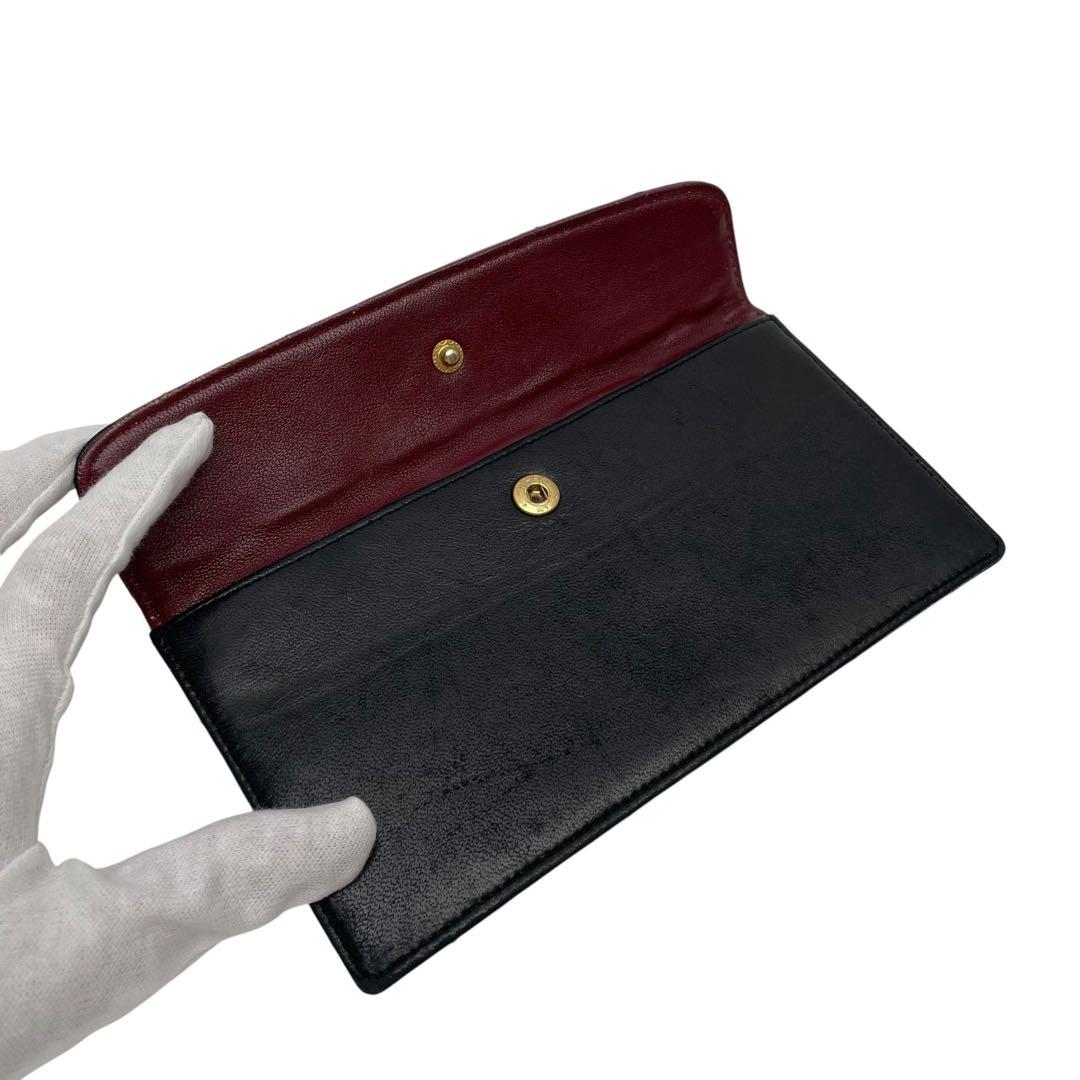Chanel Quilted Lambskin Wallet Pouch CC Logo — view 6