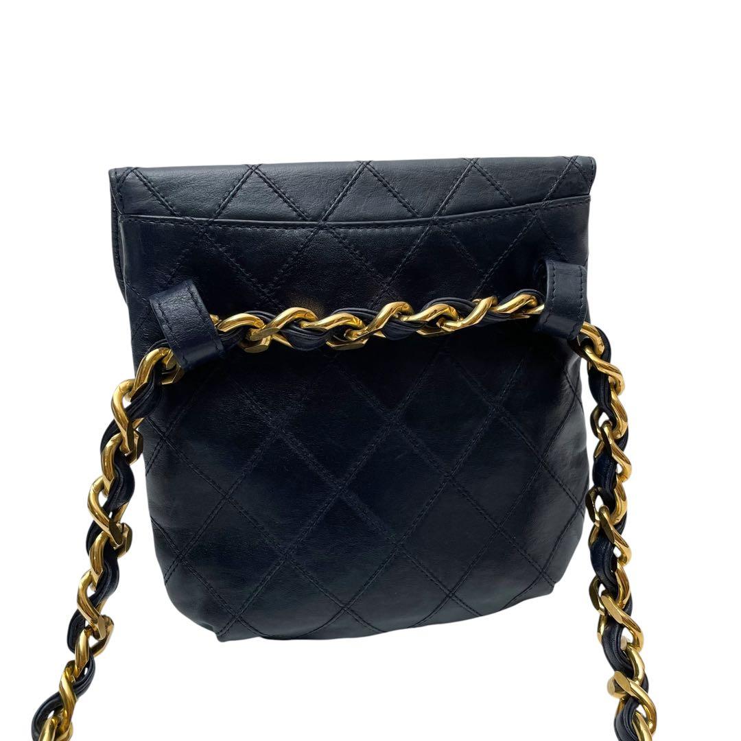 Chanel Bicolor Quilted Lambskin Waist Belt Bag — view 2