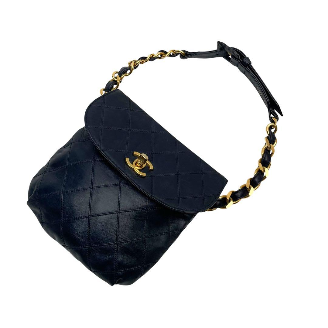 Chanel Bicolor Quilted Lambskin Waist Belt Bag — view 3