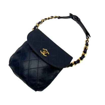 Chanel Bicolor Quilted Lambskin Waist Belt Bag — view 3