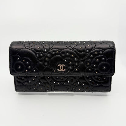 Chanel Wallet Camellia Rhinestone Flap — view 2