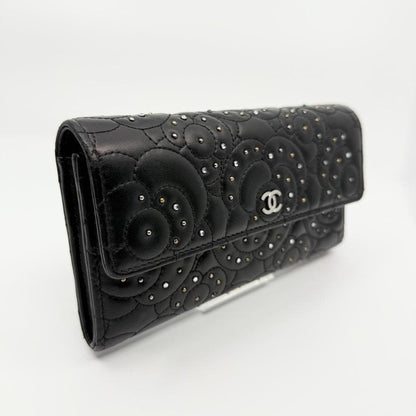 Chanel Wallet Camellia Rhinestone Flap — view 3