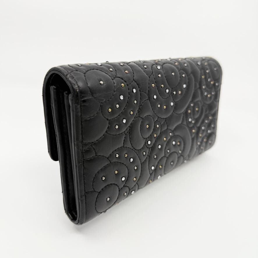 Chanel Wallet Camellia Rhinestone Flap — view 5