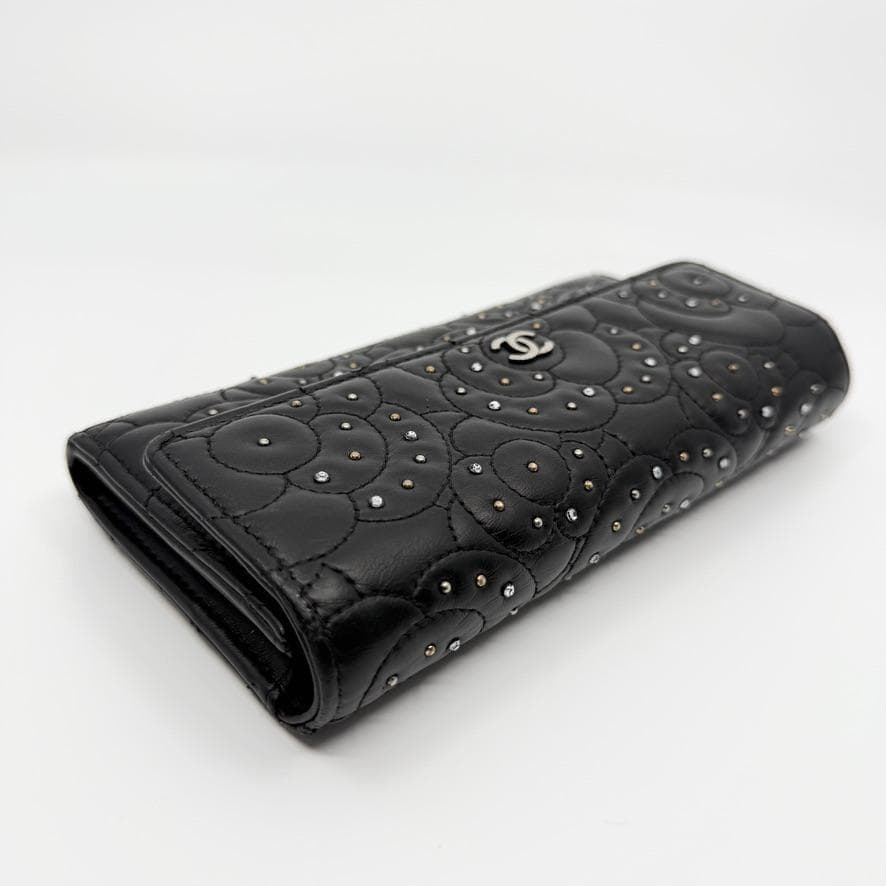 Chanel Wallet Camellia Rhinestone Flap — view 6