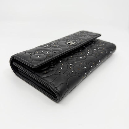 Chanel Wallet Camellia Rhinestone Flap — view 7