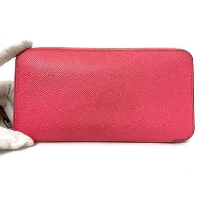 Hermes Round Zipper Long Wallet Azap Silk Quinn F22180