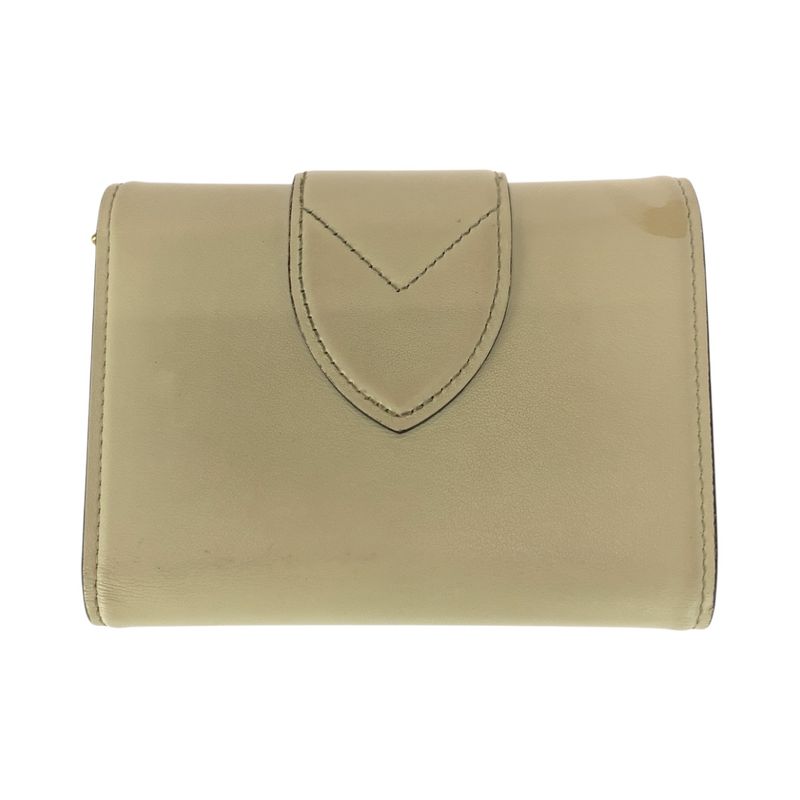 Louis Vuitton Portefeuille Pont Neuf Ivory Gold Hardware Leather M69176 Fold