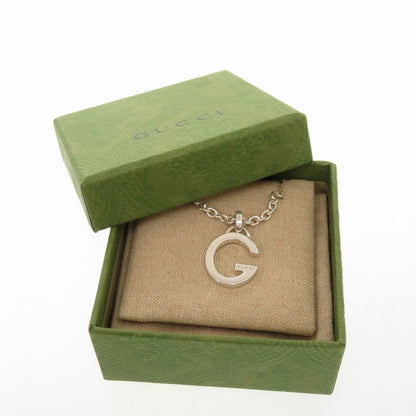 Gucci G Logo Silver 925 Necklace Accessory 0372 Gucci