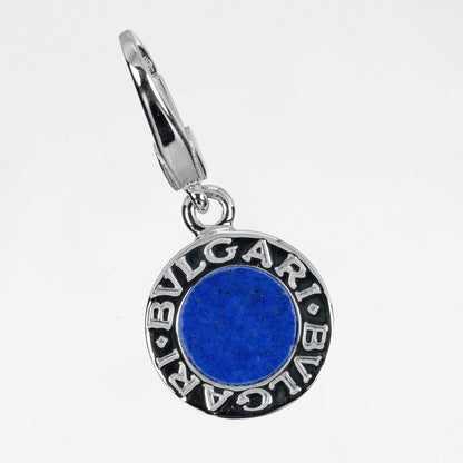 Bvlgari Bulgari 18kwhite Gold × Lapis Lazuli Ladies 3.5g Pendant Top