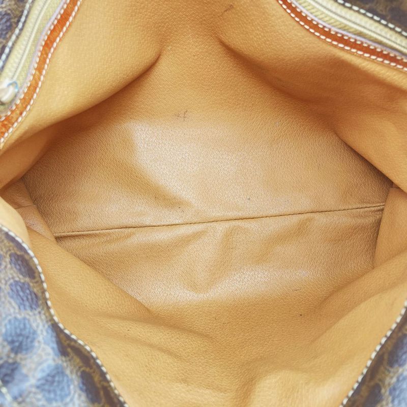 Celine MC96 Tote Bag Shoulder Bag Macadam Brown PVC Leather Fashion Women Men