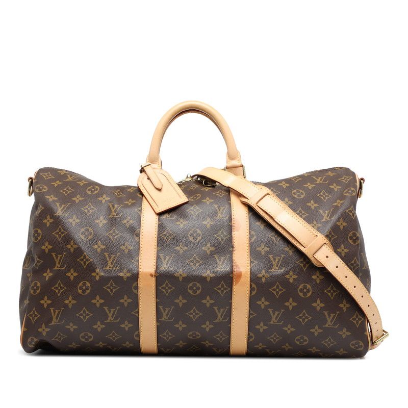 Louis Vuitton Monogram Keepall Bandoliere 50 Boston Bag Shoulder Bag 2WAY