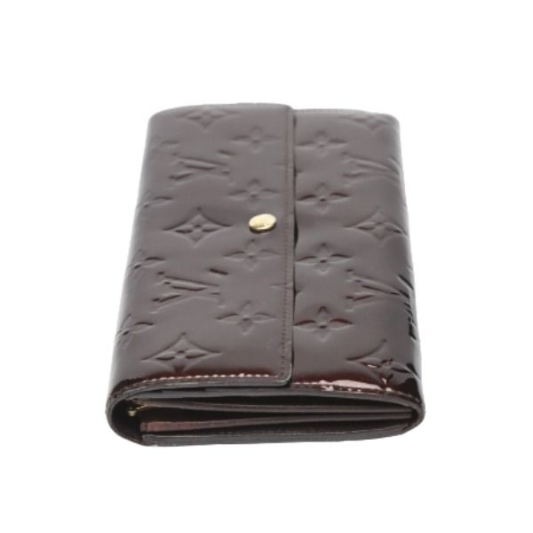Louis Vuitton M93524 Vernis Long Wallet With Two-fold Zipper Portefeuille Sarah