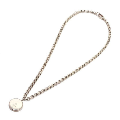 Gucci Necklace Circle Logo Sv925 Silver
