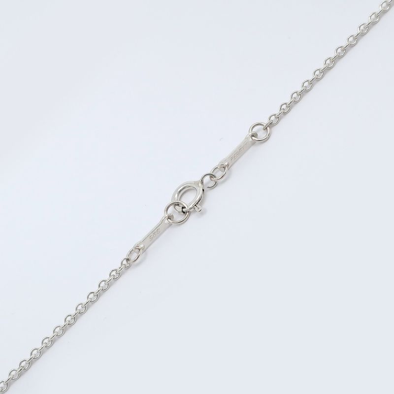 Tiffany & Co Open Heart Elsa Peretti 925 Silver Ladies 9.9g Necklace