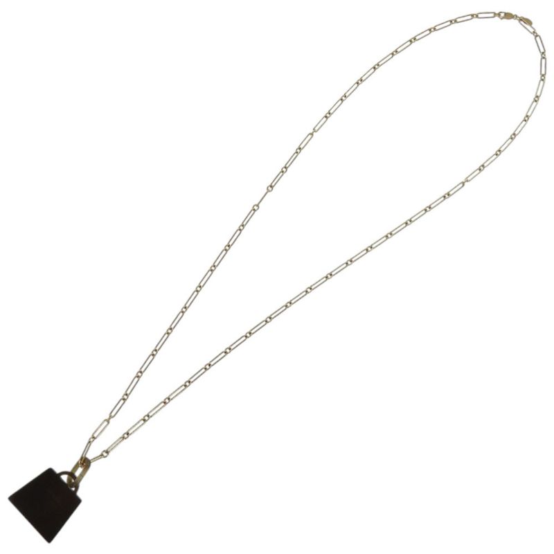 Hermes Fusion Amulet Kelly Pendant Large Model GP Horn Parma Brass Lira