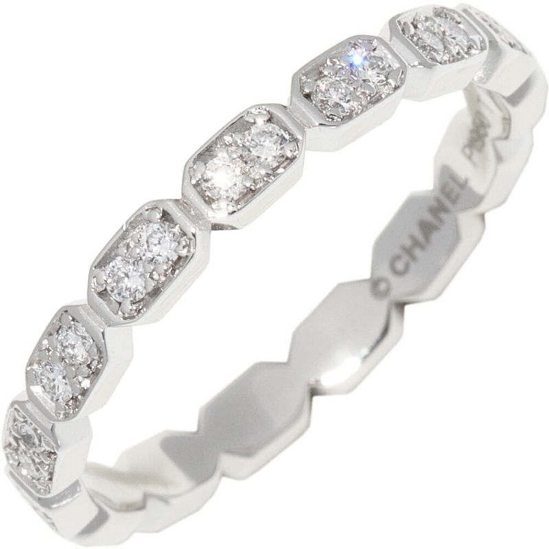 Chanel Pt950 Diamond Ring Pt950 Diamond Approx 030ct Première Promes Wedding