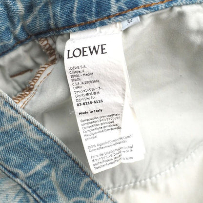 2022ssLoewe Mermaid Shorts Paulas Ibiza Shorts Size 36 Denim Mermaid