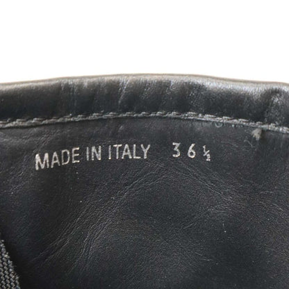 Prada Rodeo Leather Technical Nylon Boots Black 36 1 2