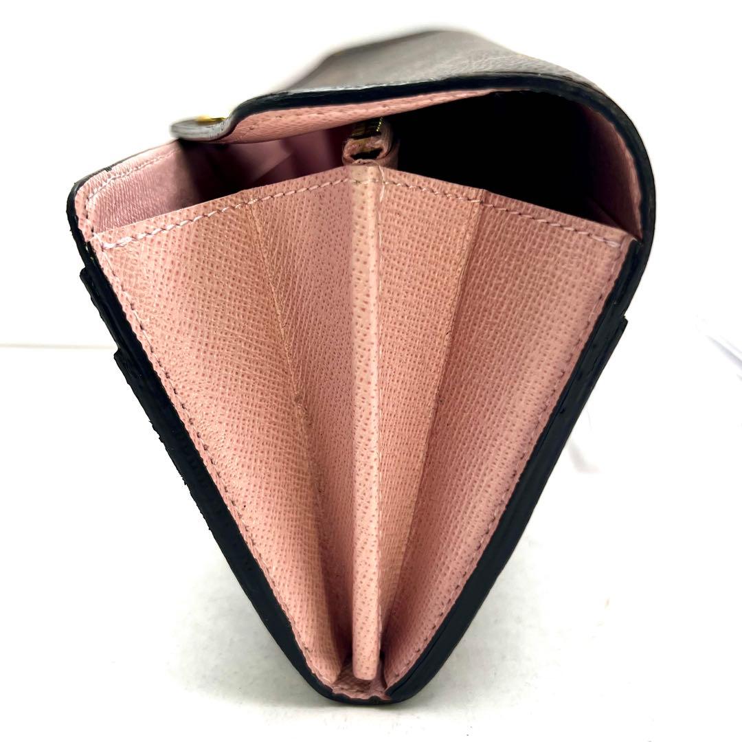 Louis Vuitton Monogram Rose Ballerine Portefeuille Sarah Wallet — view 3