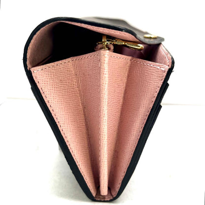 Louis Vuitton Monogram Rose Ballerine Portefeuille Sarah Wallet — view 4