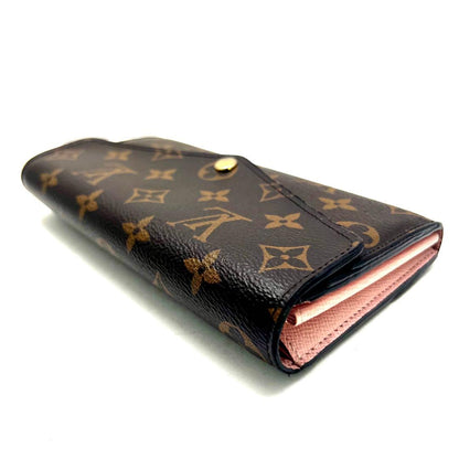 Louis Vuitton Monogram Rose Ballerine Portefeuille Sarah Wallet — view 5