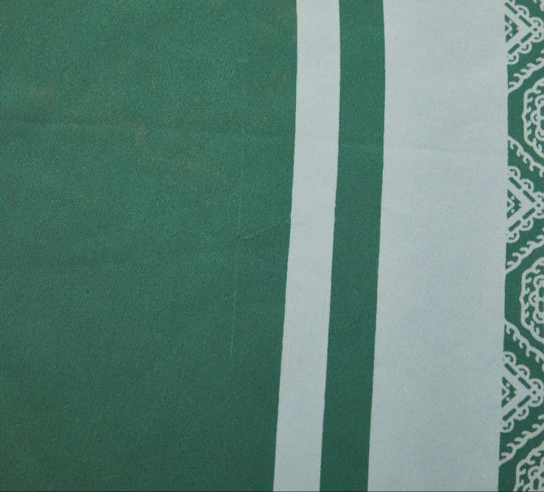 Chanel Geometric Shawl Large Green Scarf — view 2
