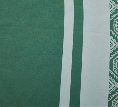 Chanel Geometric Shawl Large Green Scarf — view 2