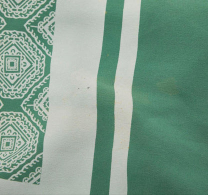 Chanel Geometric Shawl Large Green Scarf — view 3