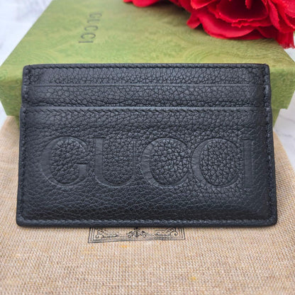 Gucci Logo Card Case Black