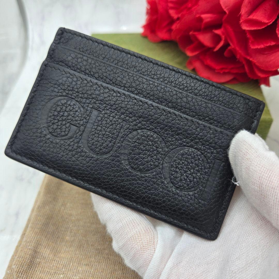 Gucci Logo Card Case Black — view 3