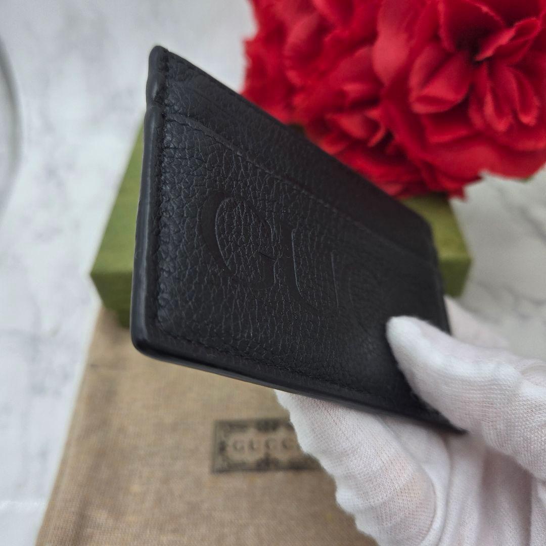Gucci Logo Card Case Black — view 5