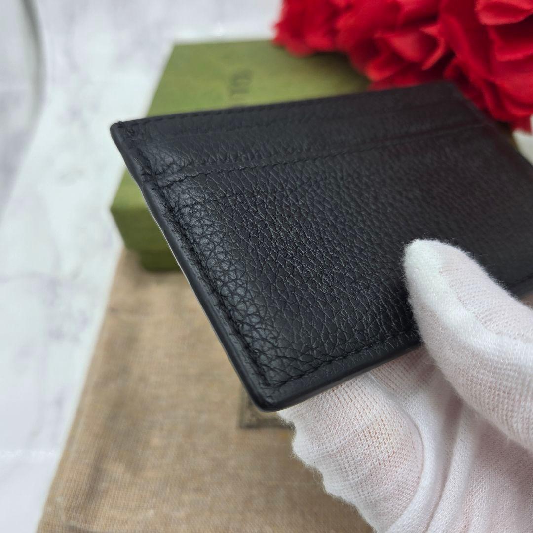 Gucci Logo Card Case Black — view 7