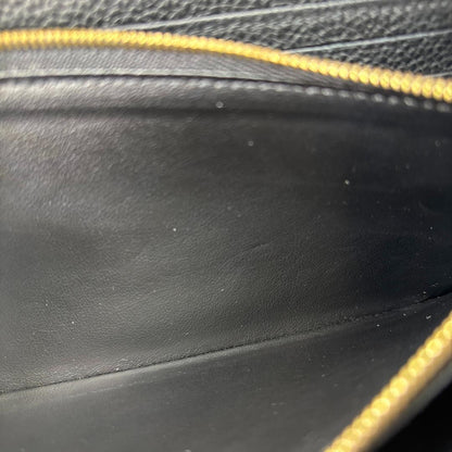 Louis Vuitton Monogram Empreinte Black Beige Long Wallet