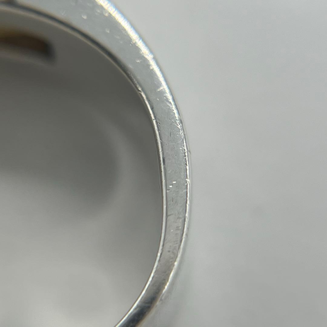 Hermes Bucket Ring Size 53 SV YG Combination