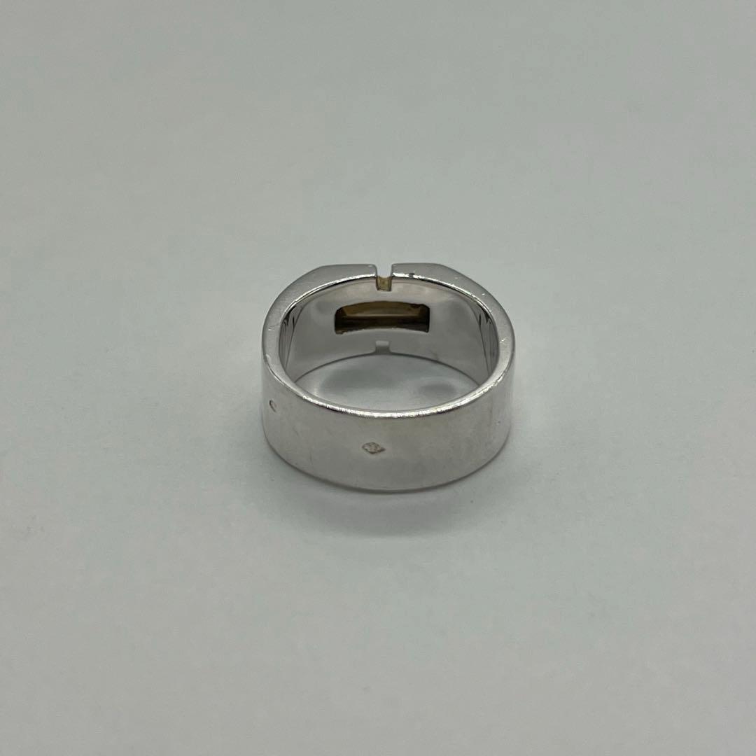 Hermes Bucket Ring Size 53 SV YG Combination