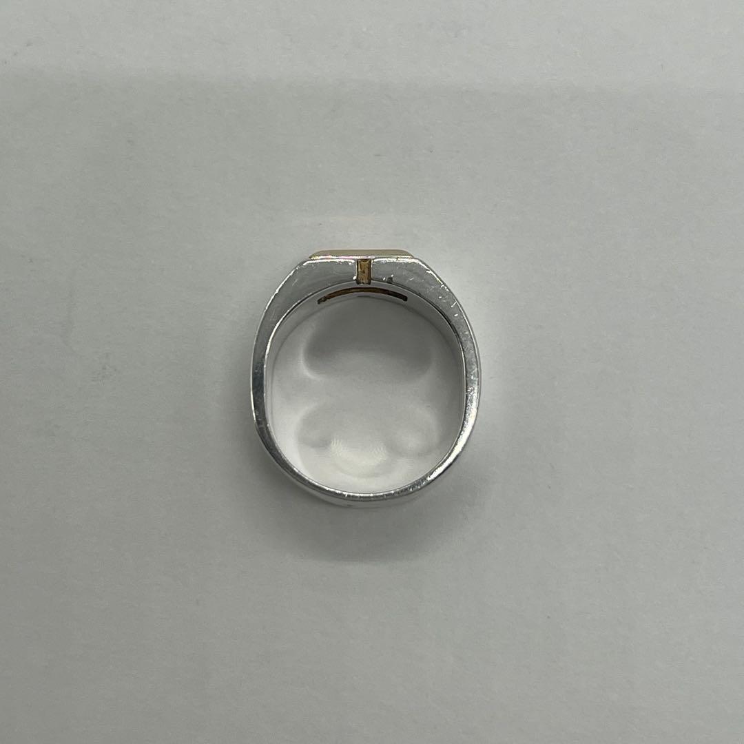 Hermes Bucket Ring Size 53 SV YG Combination