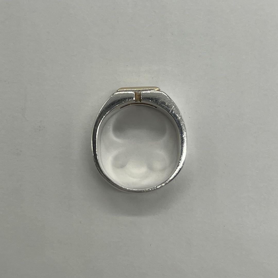Hermes Bucket Ring Size 53 SV YG Combination