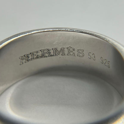 Hermes Bucket Ring Size 53 SV YG Combination