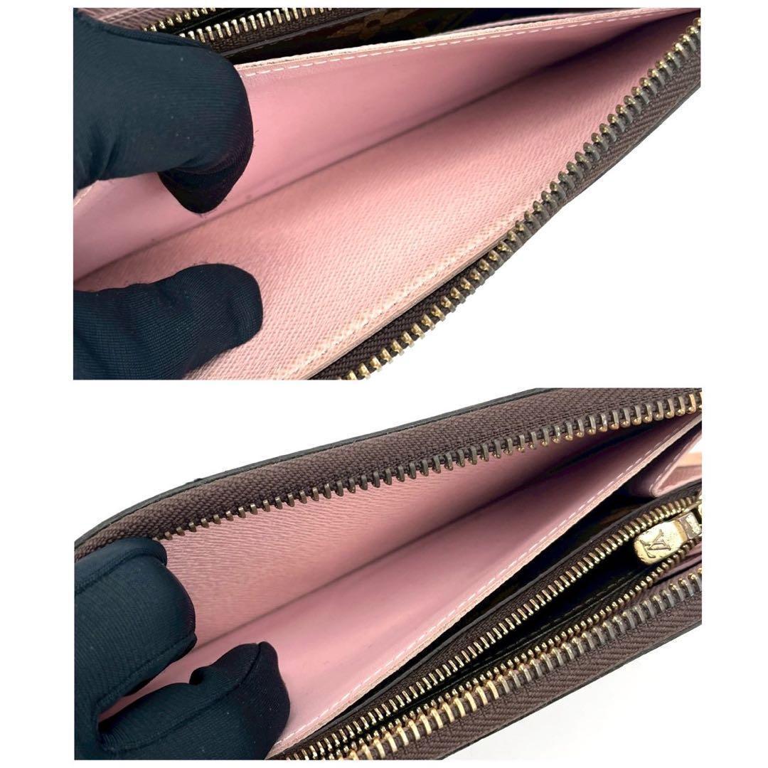 Louis Vuitton Monogram Portefeuille Clemence Rose Ballerine Wallet — view 6