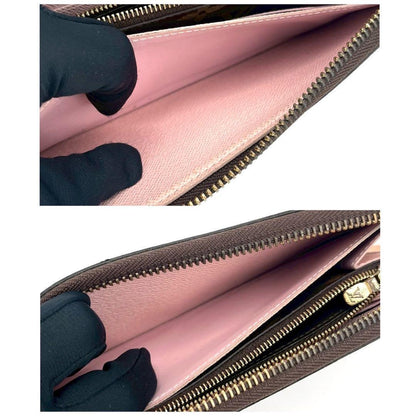 Louis Vuitton Monogram Portefeuille Clemence Rose Ballerine Wallet — view 6