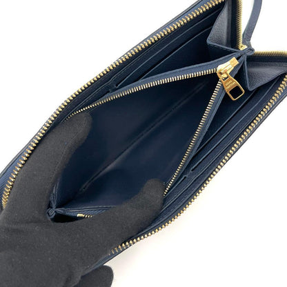 Louis Vuitton Portefeuille Clemence Wallet Bicolor Zip Around